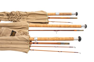 Lot 3146 - A Sharpes Aberdeen 13' #9 Split Cane Fly Rod
