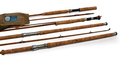 Lot 3109 - A Hardy LRH No.3 9' 6" Split Cane Spinning Rod