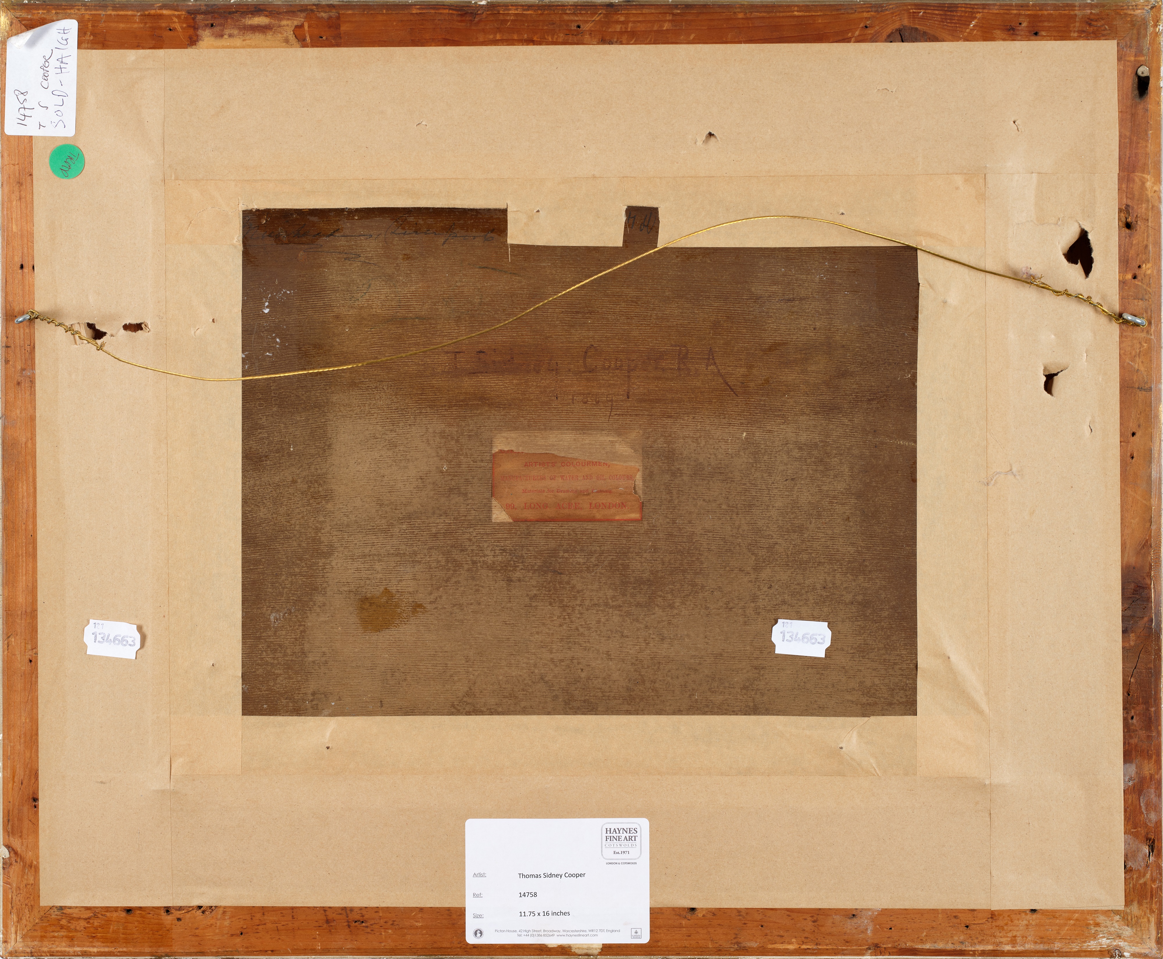 Lot 1105 - Thomas Sidney Cooper CVO, RA (1803-1902)