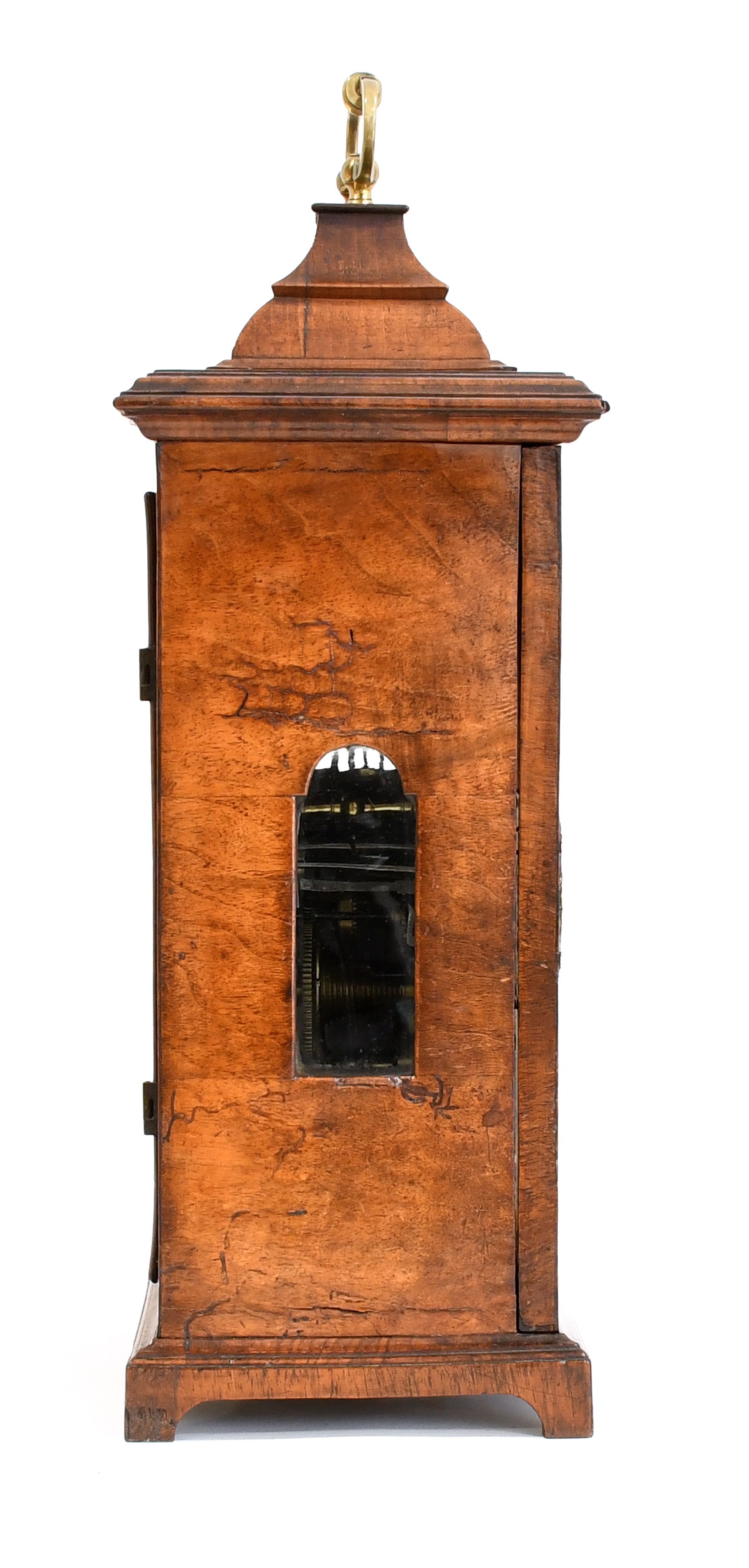 Lot 298 - A Good and Rare Walnut Veneered Striking