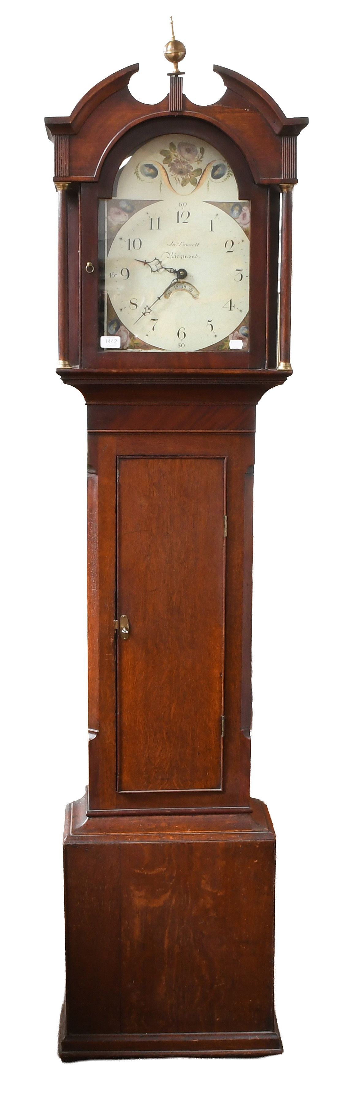 Lot 1050 - An Oak Thirty-Hour Longcase Clock, signed