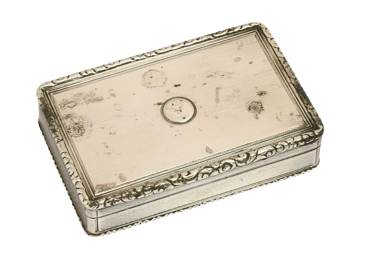 Lot 1286 - A William IV Silver Snuff-Box, by Edward