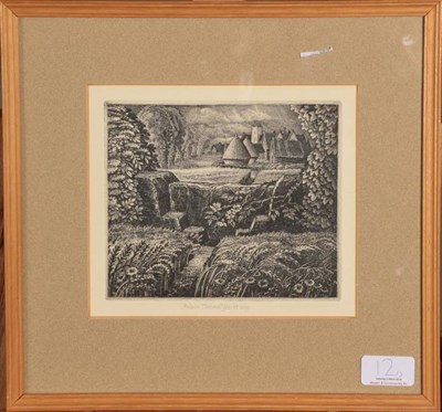 Lot 12 - Robin Tanner (1904-1988) ''Gray's Elegy'' Signed and dated 1980, etching together with two...