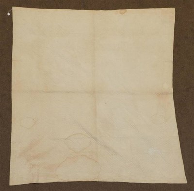 Lot 2044 - Late 19th Century Cotton Sateen Patchwork Durham Quilt, medallion style with block centre and multi