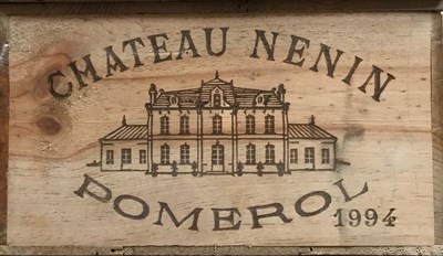 Lot 2038 - Chateau Nenin 1994 Pomerol 12 bottles owc
