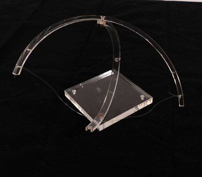 Lot 2044 - Volet Stands: six fan stands designed by Blaise Volet and used by many fan collectors for...