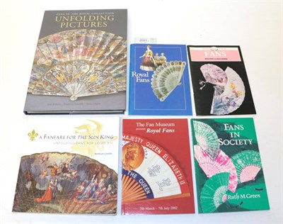Lot 2051 - Unfolding Pictures: Fans in The Royal Collection, a large hardback publication by Jane Roberts,...