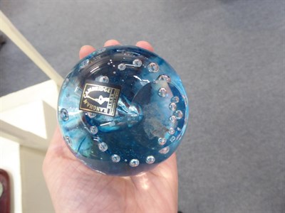 Lot 149 - Eight various 19th century and later paperweights including a millefiore example