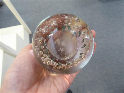 Lot 149 - Eight various 19th century and later paperweights including a millefiore example