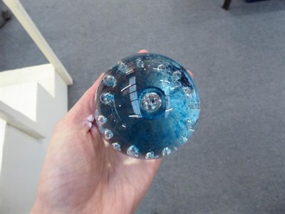 Lot 149 - Eight various 19th century and later paperweights including a millefiore example