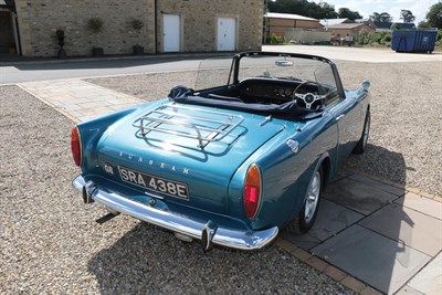 Lot 2272 - 1967 Sunbeam Alpine Registration number: SRA 438E Date of first registration: 14/07/1967 VIN...