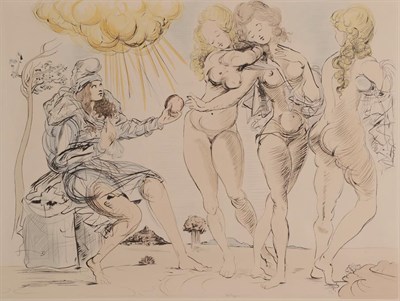 Lot 1017 - After Salvador Dali (1904-1989) Spanish ''The Judgement of Paris'' Signed and numbered 103/250,...
