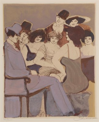 Lot 1018 - David Schneuer (1905-1988) Polish/Israeli Group of figures Signed and numbered 93/300,...