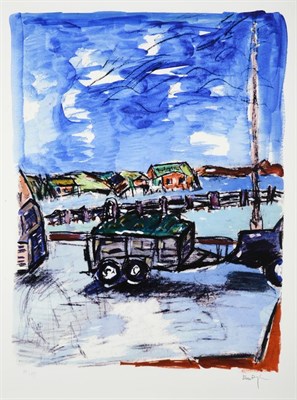 Lot 1026 - Bob Dylan (b.1941) American  ''Trailer'' (2013) Signed and numbered 181/295, giclee print, 61cm...