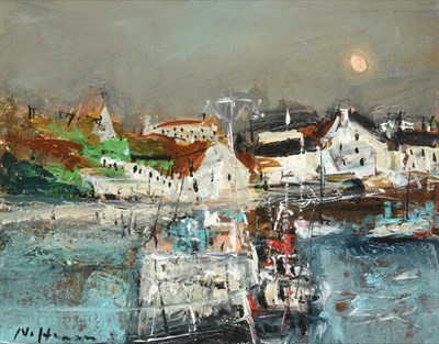 Lot 1055 - Nael Hanna (b.1959) Iraqi/Scottish ''East Neuk, Crail'' Signed, inscribed verso and dated...