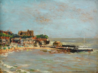 Lot 1060 - Alexander Jamieson (1873-1937) Scottish Corfu Oil on board, 15cm by 20.5cm   See illustration...