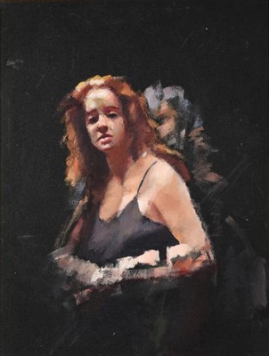 Lot 1108 - Robert Oscar Lenkiewicz (1941-2002) ''Painter with Samantha, St Anthony Theme, Project 18''...