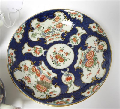 WORCESTER TRIO (1795年頃) Lot 55 - A Worcester Porcelain Trio, circa 1770,