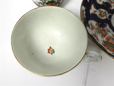 Lot 55 - A Worcester Porcelain Trio, circa 1770,