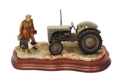 Lot 8 - Border Fine Arts 'An Early Start', model No. B JH91; together with 'Ridging Up Start' (Ford Dexta)