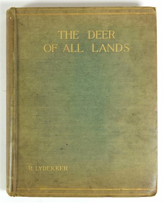 Lot 26 - Deer Interest: Lydekker (Richard). ''The Deer of all Lands''. A History of the Family Cervidae...