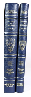 Lot 32 - Deer Interest: Ward Rowland, ''Records of Big Game'', Published by Rowland Ward Limited 2010,...