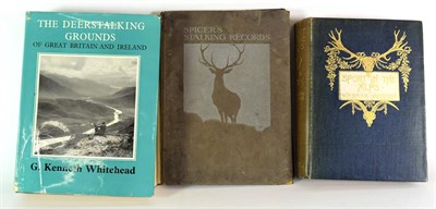 Lot 35 - Deer Interest: Baillie-Grohman (W.A.) Sport in the Alps, 1896 1st ed, plts, orig. cl. gt; Whitehead