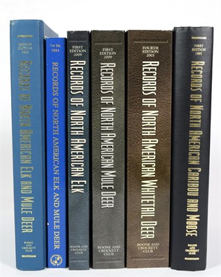 Lot 93 - Deer Interest: Boone & Crockett Club, ''Records of North American Elk and Mule Deer'' 1st...